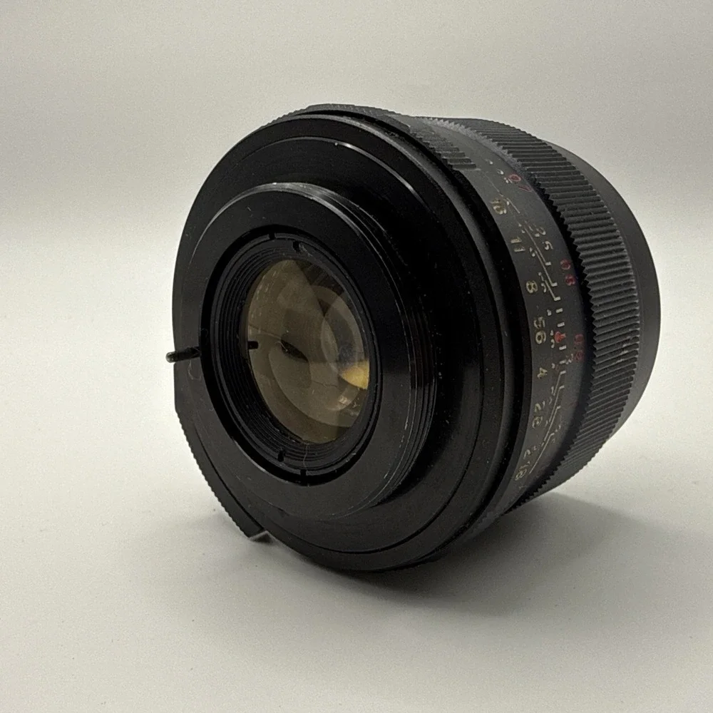 Auto Mamiya/Sekor SX 55 mm 1:1.8 Screw Mount Lens. Made In Japan. Lens Hood.